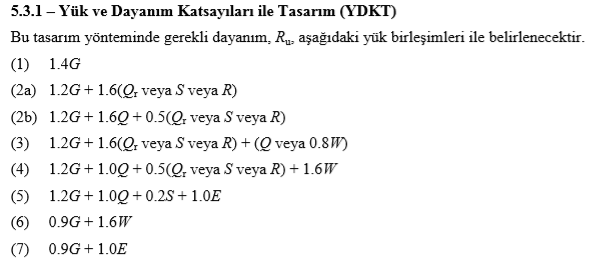 Yük ve Dayanım Katsayıları ile Tasarım